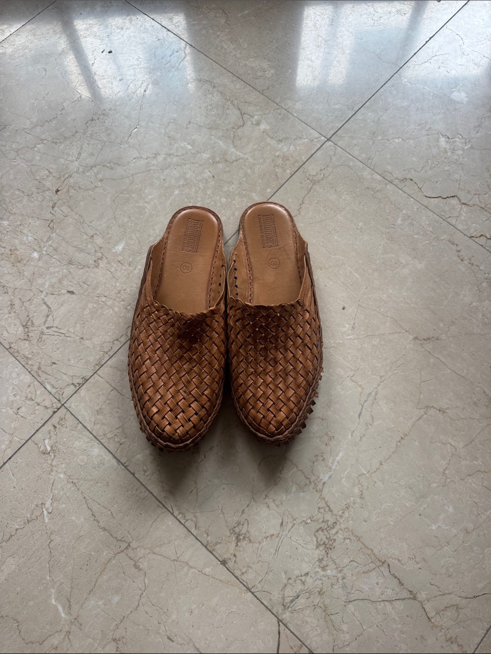 Mohinder’s Men’s Woven Slip-On Mule in Brown